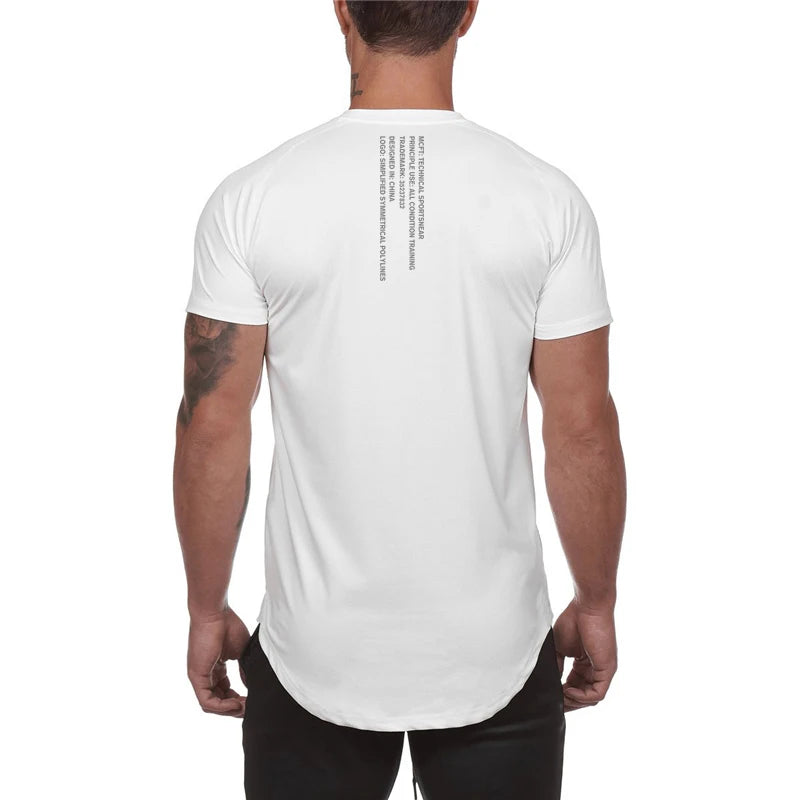 Men's Running T-Shirts, Quick Dry Slim Fit Sport T-Shirts, Fitness Gym Running Shirts, Soccer Shirts Men's Jersey Sportswear