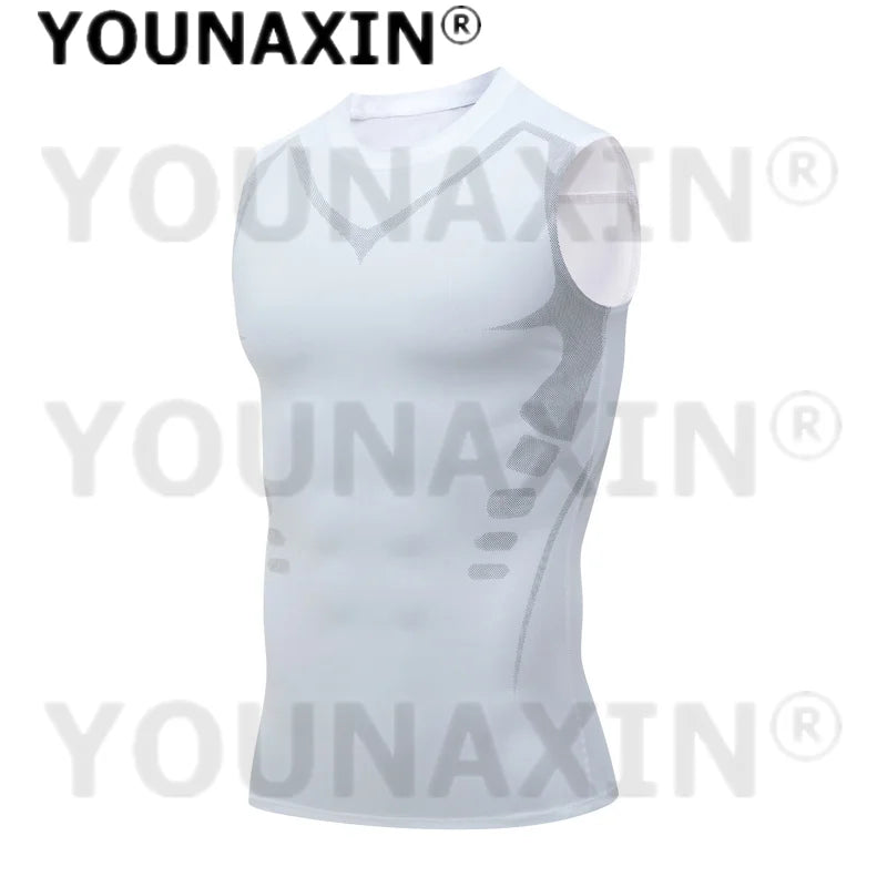 Men’s Sleeveless T-Shirts Base Layer Vest Basketball Sports Tight Gym Fitness Jogger Running Top Outdoor Tank S M L XL 2XL 3XL