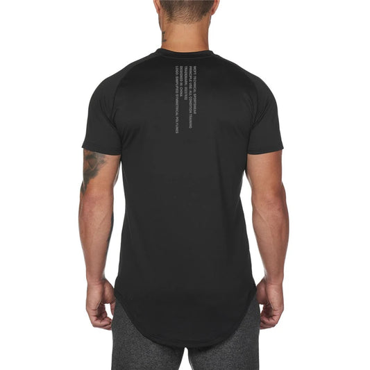 Men's Running T-Shirts, Quick Dry Slim Fit Sport T-Shirts, Fitness Gym Running Shirts, Soccer Shirts Men's Jersey Sportswear