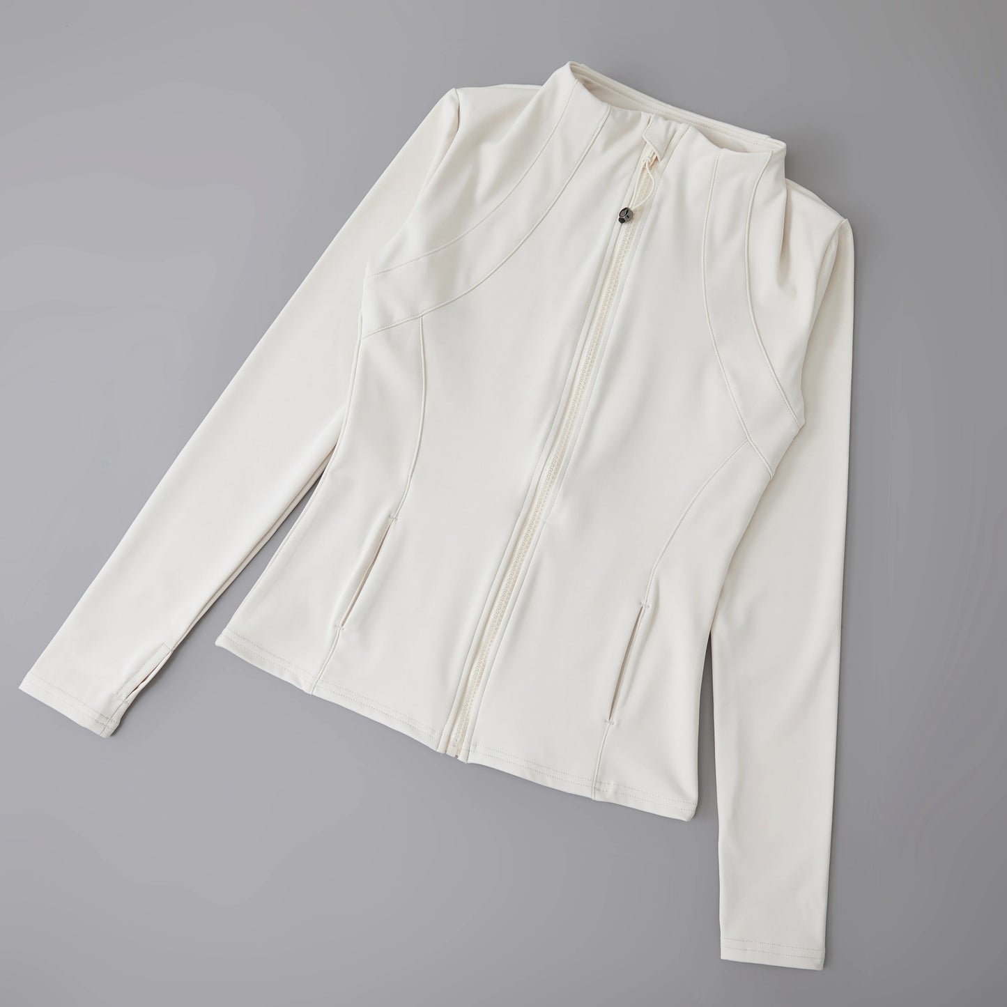 New yoga wear ladies coat round high elastic loose exercise yoga fitness long sleeve stand-up collar yoga tops