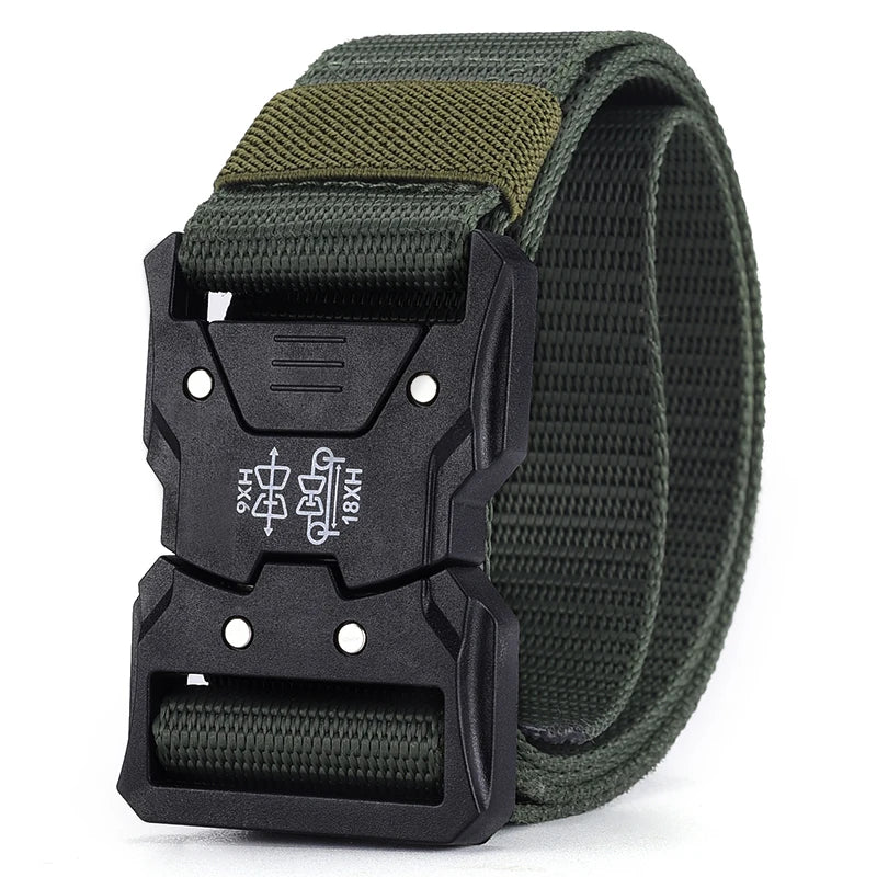 1/2Pcs Men's Belt Outdoor Luxury Tactical Belt Multi-Function Buckle Nylon Belt High Quality Canvas Belt Unisex Accessories Belt