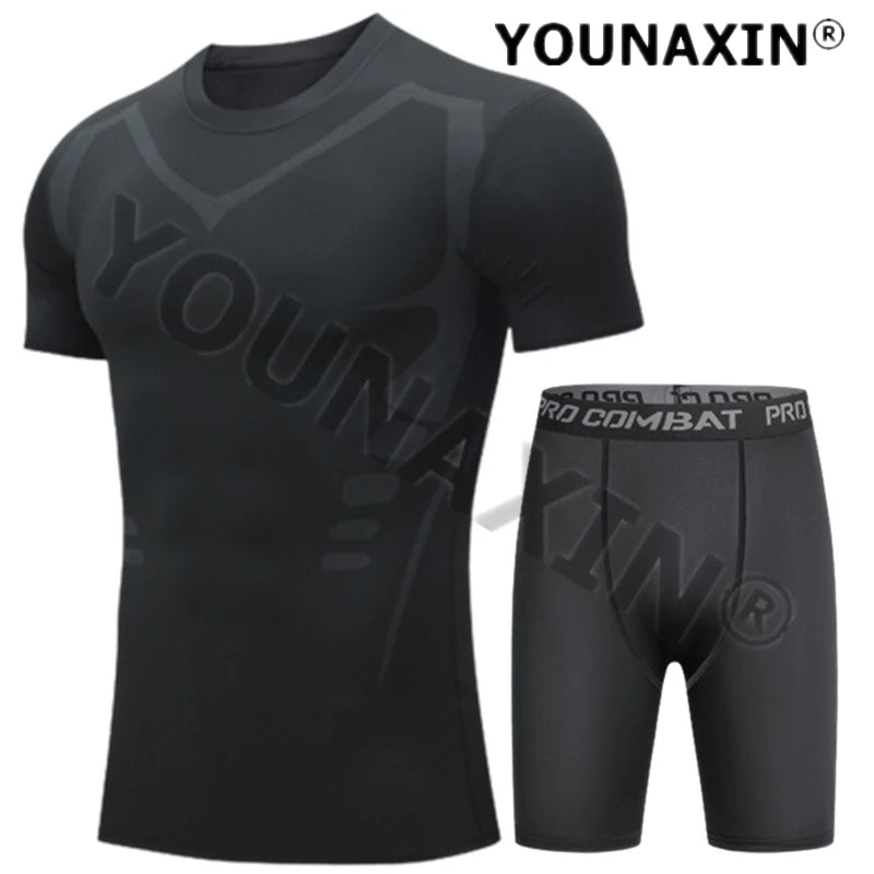 Men's Outdoor Sportswear Short Sleeves T-Shirts Yoga Sports Basketball Shorts Gym Fitness Running Top Pajamas S M L XL 2XL 3XL