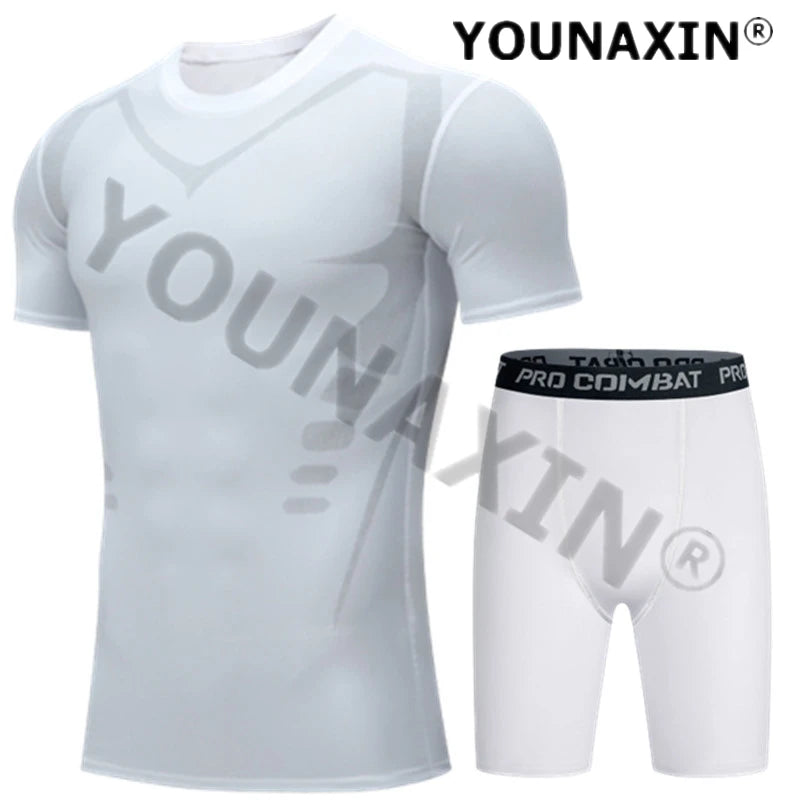 Men's Outdoor Sportswear Short Sleeves T-Shirts Yoga Sports Basketball Shorts Gym Fitness Running Top Pajamas S M L XL 2XL 3XL