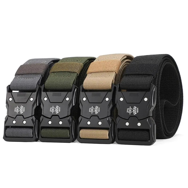 Classic Design Fashion Matching Essentials Tactical Quick Release Snap Snap Elastic Leisure Outdoor Training Belt
