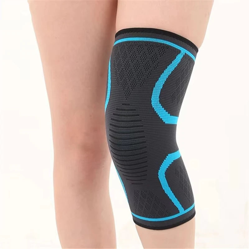 1PC Knee Brace Elastic Compression Knee Sleeve Leg Wrap for Sports Running Fitness Gym Exercise Outdoor Prevent Arthritis