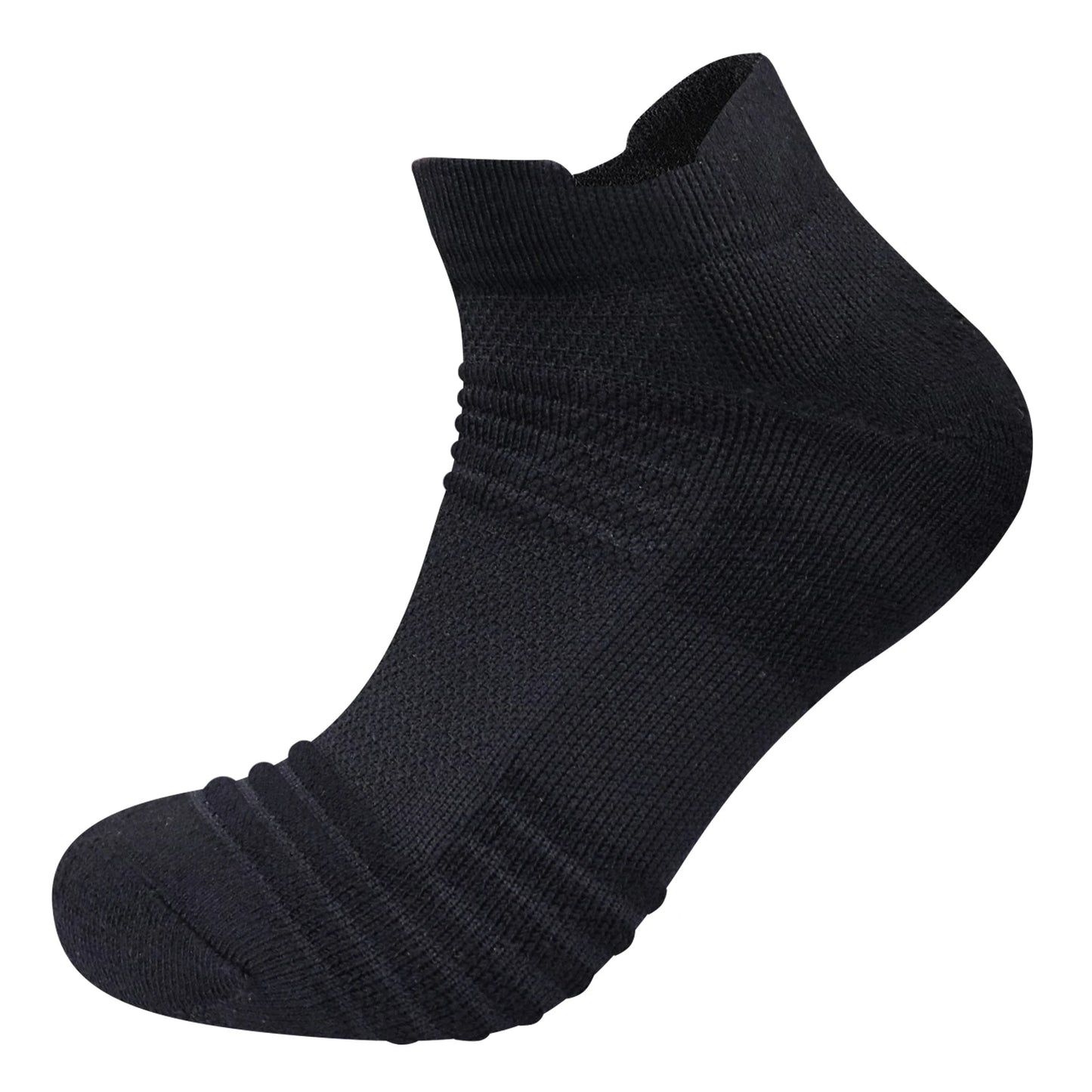 3 Pairs Breathable Mesh Athletic Terry Socks Cushioned Moisture-managing and Durable Reduces Foot for Running Hiking & Sports