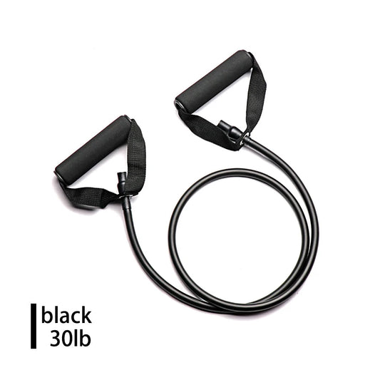 5 Levels Pull Rope Fitness Elastic Bands Resistance Bands with Handles Training Exercise Tube Band  Workouts Strength Equipment