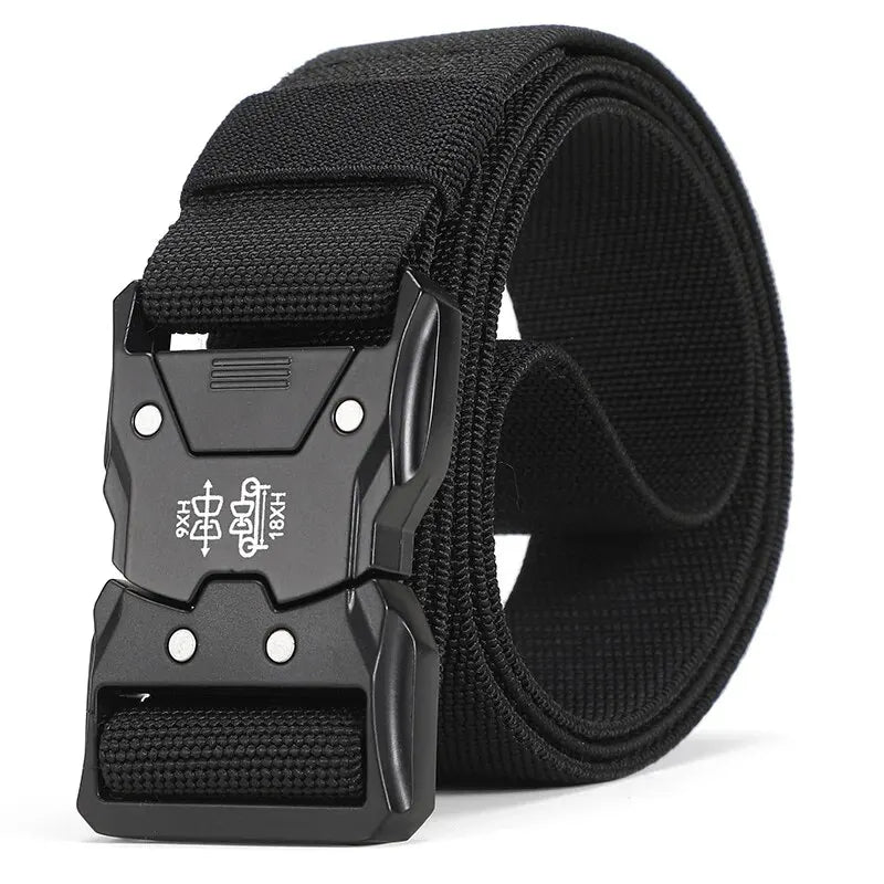 Classic Design Fashion Matching Essentials Tactical Quick Release Snap Snap Elastic Leisure Outdoor Training Belt